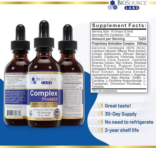 Complex ProMAX Premium Diet Drops (2 x 2 oz Bottle) - Image 2